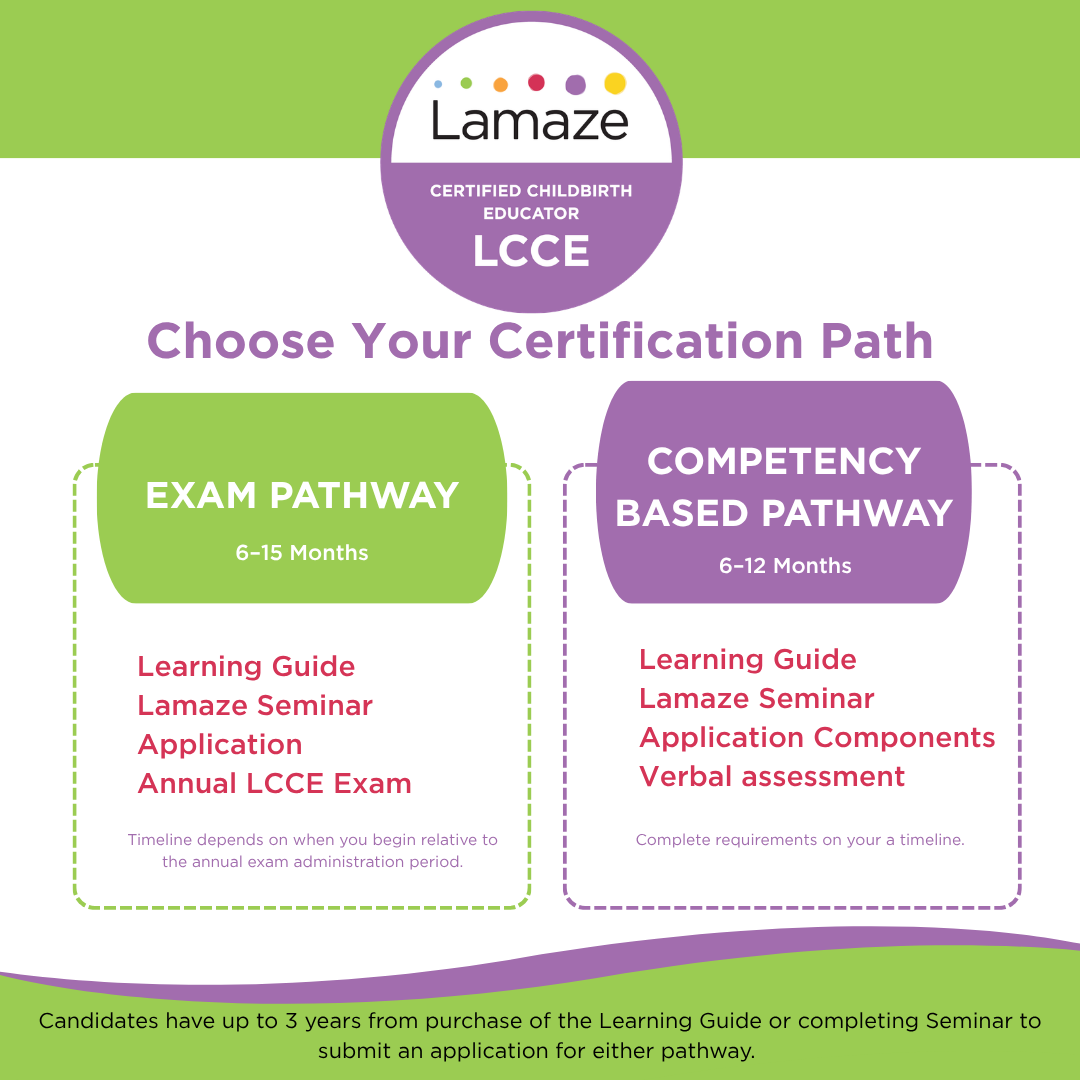 Lamaze International > Lamaze Certification > Become an LCCE